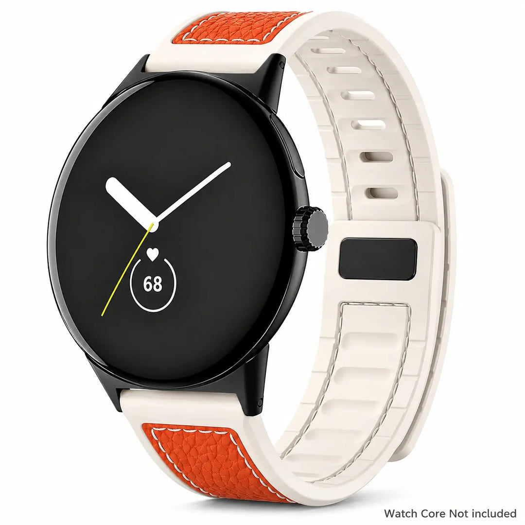 Leather Magnetic Sport Band For Pixel Watch 5
