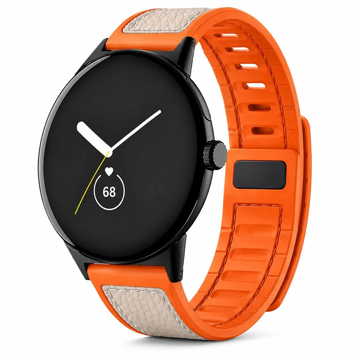 Leather Magnetic Sport Band For Pixel Watch 5