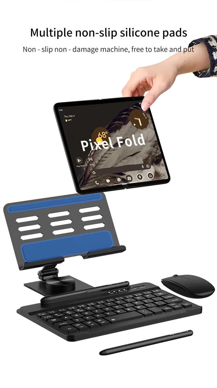 Desk Stand and Bluetooth Keyboard for Google Pixel Fold - The Pixel Store