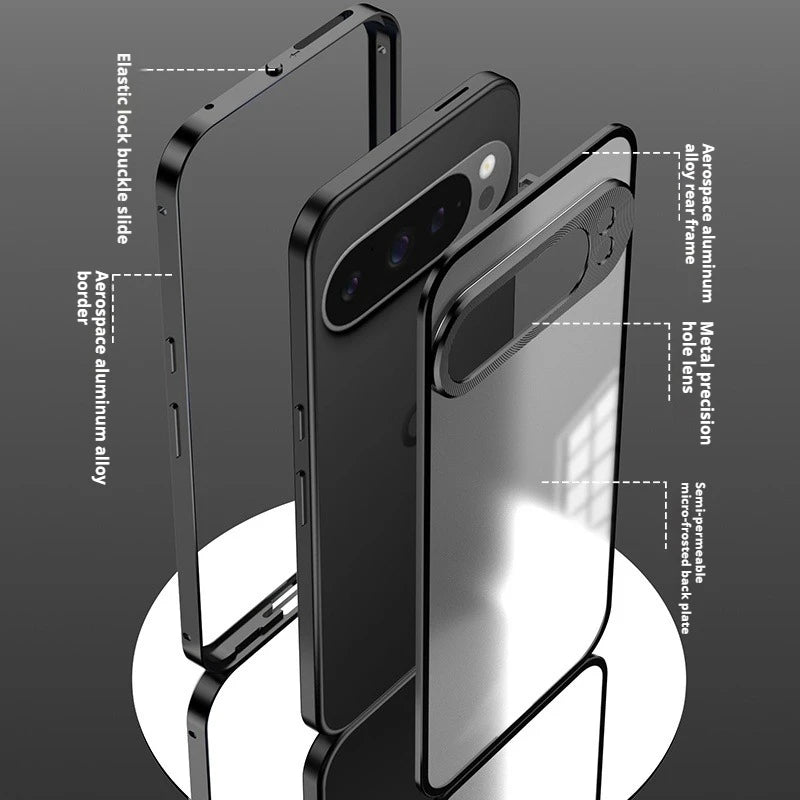 Magnetic Aluminum Case with Camera Protection For Google Pixel Series