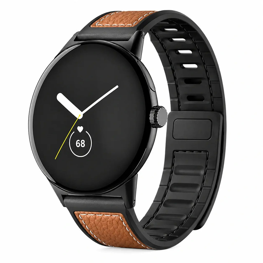 Leather Magnetic Sport Band For Pixel Watch 5