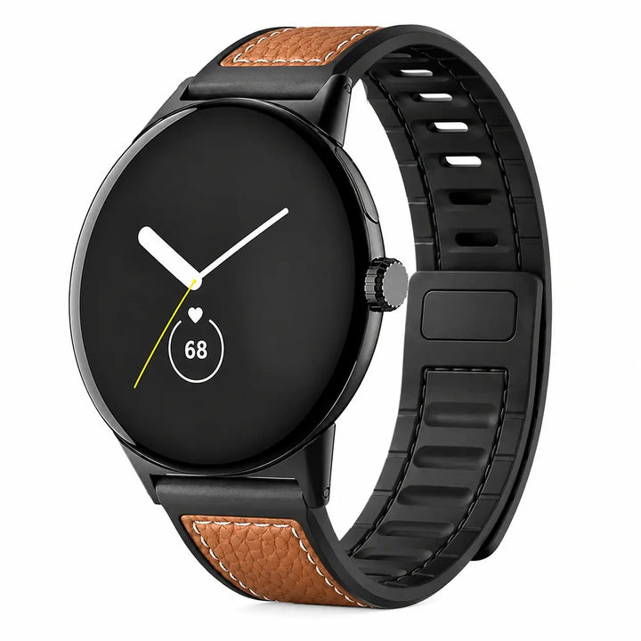 Leather Magnetic Sport Band For Pixel Watch 5