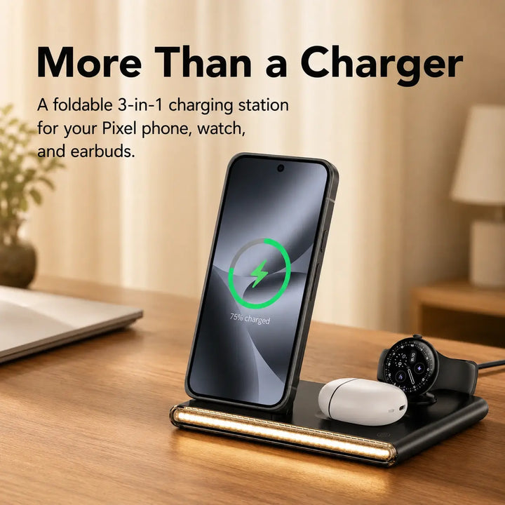 3-in-1 Wireless Charging Station For Pixel Series