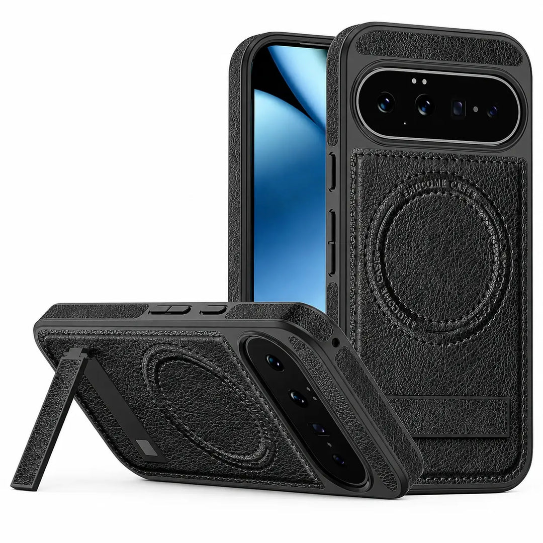 Magnetic Leather Kickstand Case For Pixel Series
