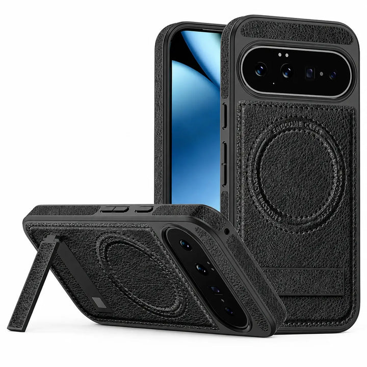 Magnetic Leather Kickstand Case For Pixel Series