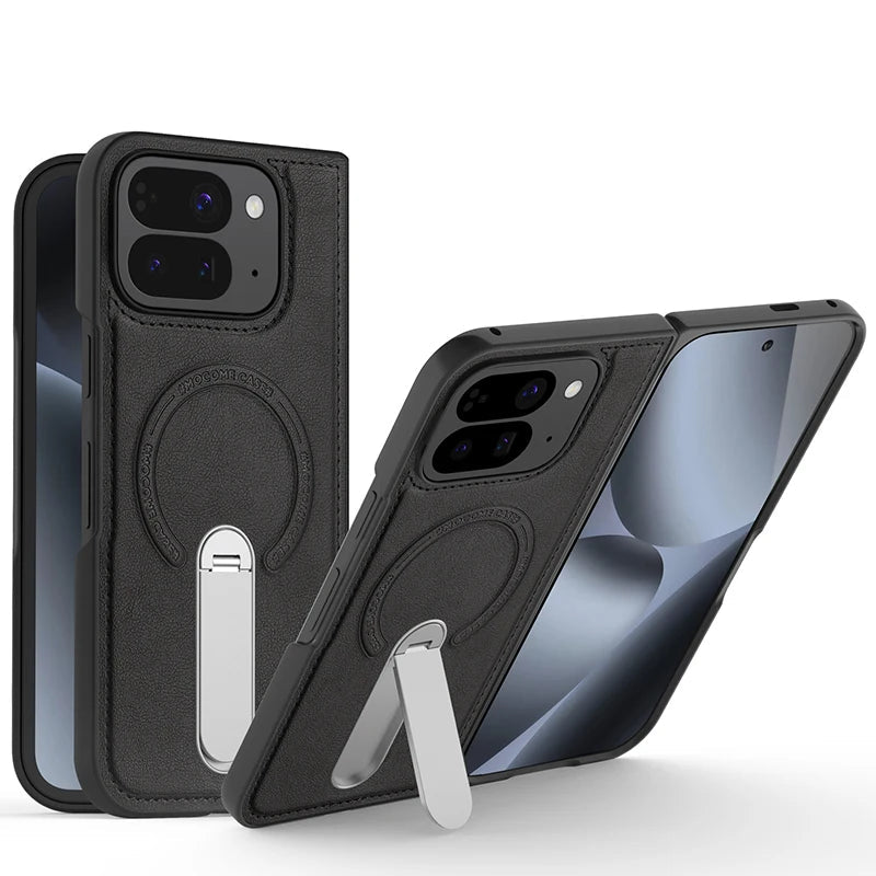 Magnetic Leather Case with Stand For Pixel Fold