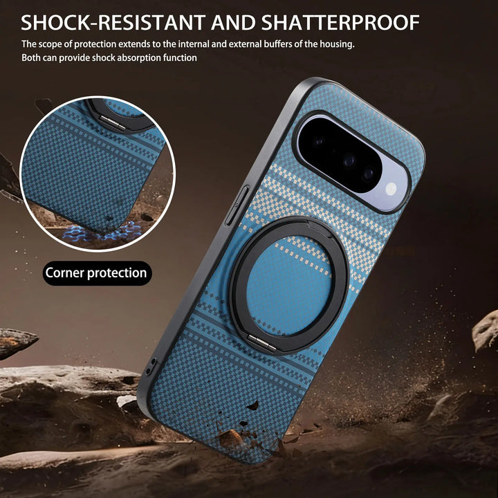 Carbon Woven Stand Case For Pixel Series