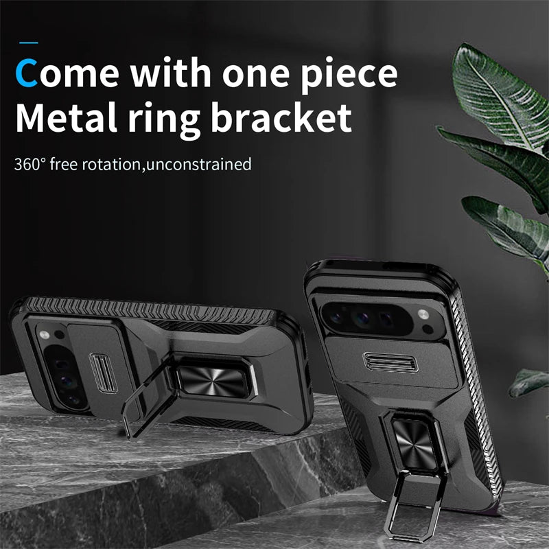 Rugged Armor Case with Camera Cover & Stand