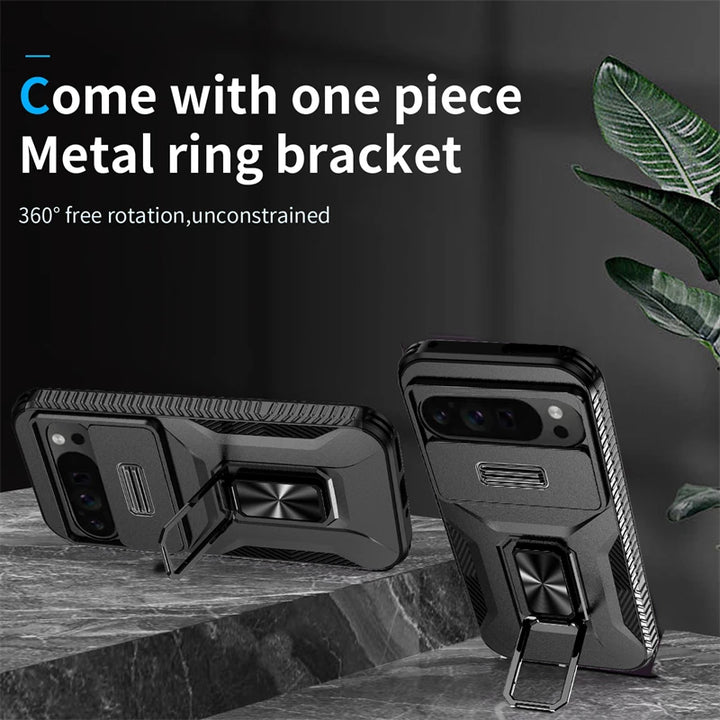 Rugged Armor Case with Camera Cover & Stand