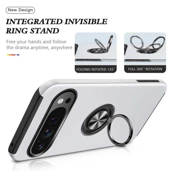 Magnetic Ring Stand Shockproof Case