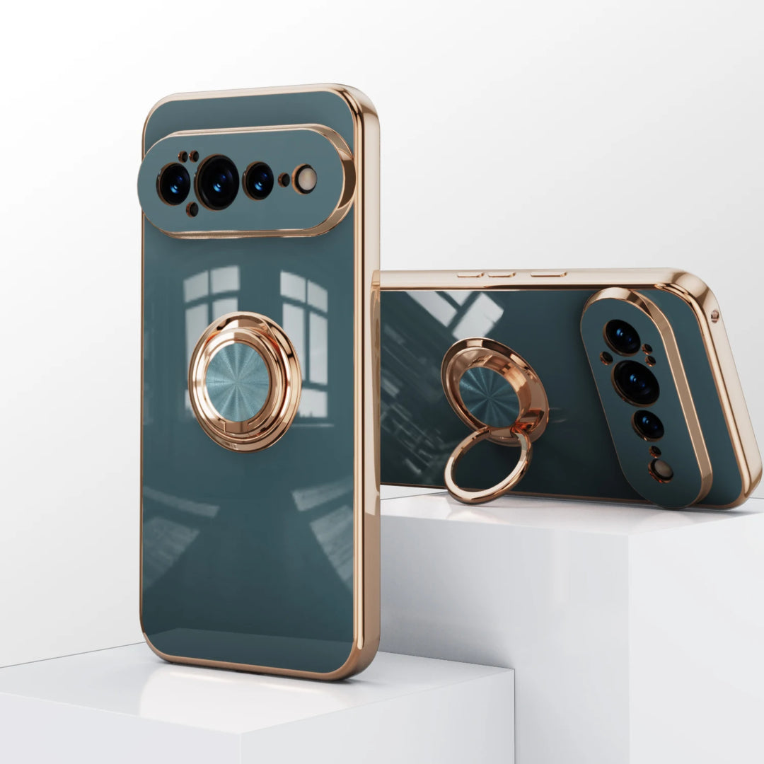 Luxury Magnetic Ring Holder Case