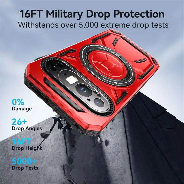 Rugged Armor Ring Case with Kickstand - The Pixel Store