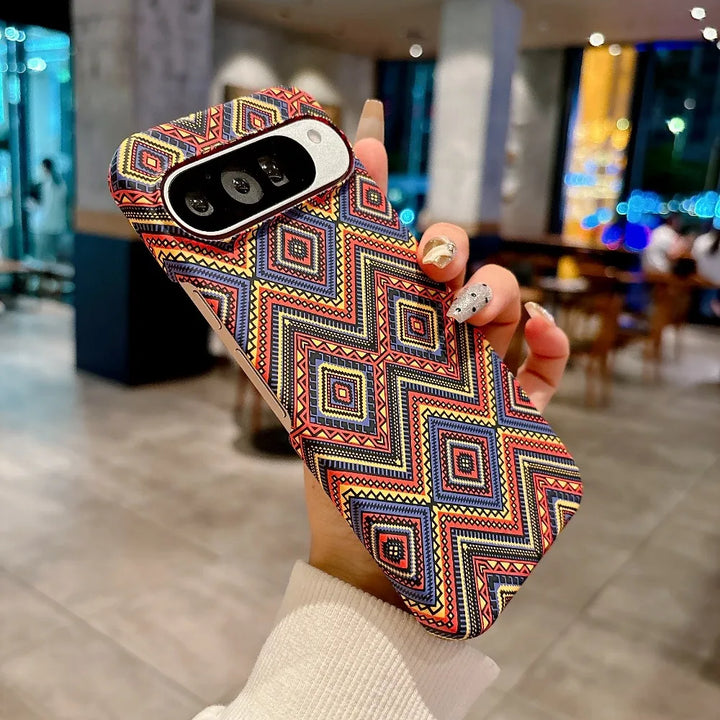 Carbon Fibre Texture Magnetic Case For Google Pixel