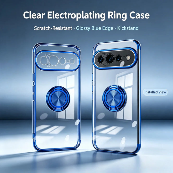 Clear Magnetic Ring Stand Case for Pixel Series