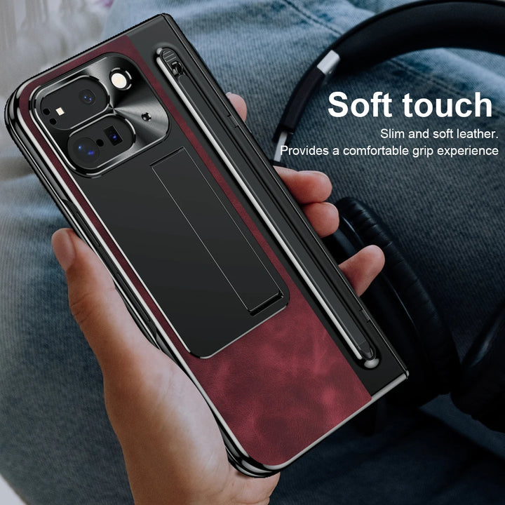 Leather Case With Pen For Pixel 10 Pro Fold - The Pixel Store