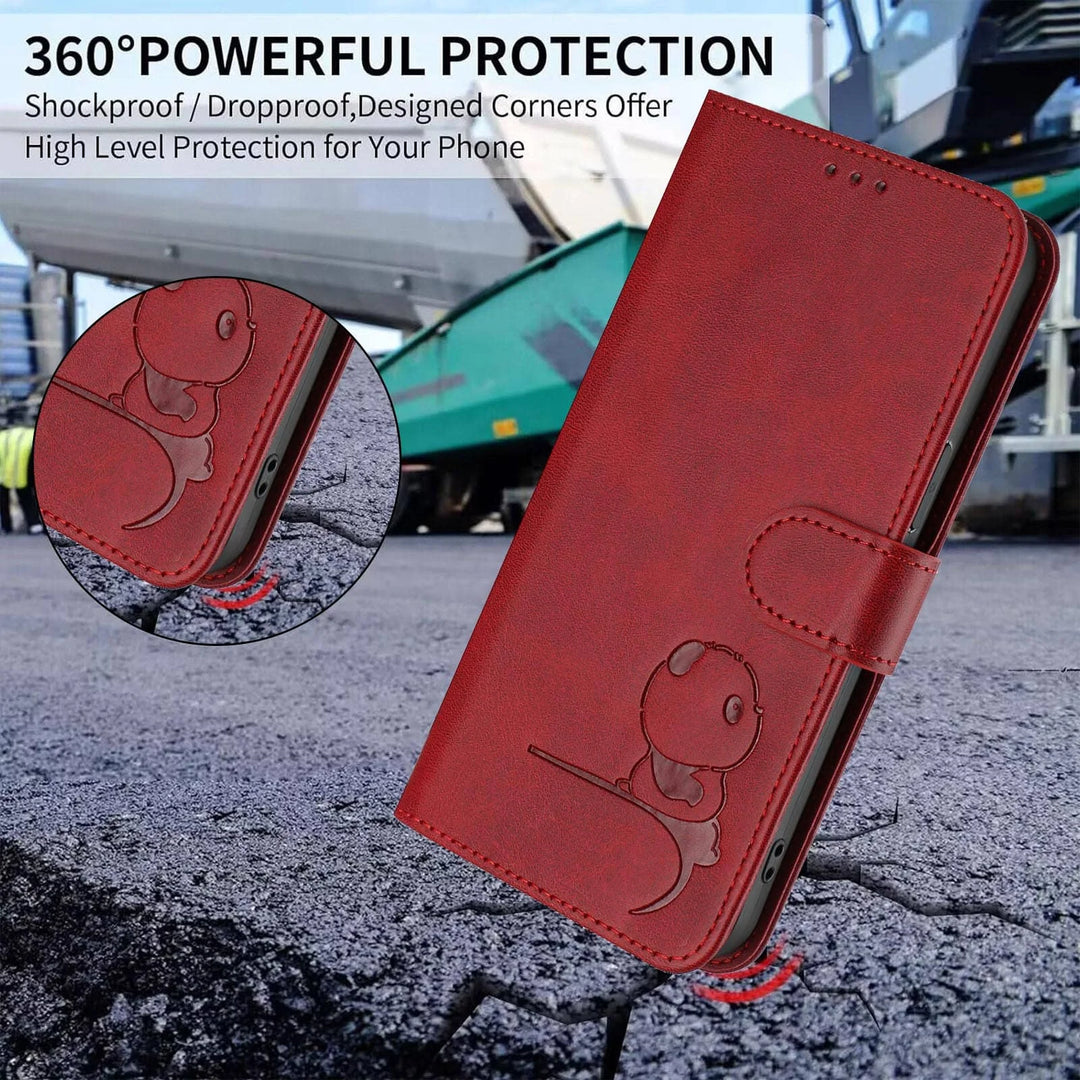 Leather Wallet Case with Strap For Pixel 10a