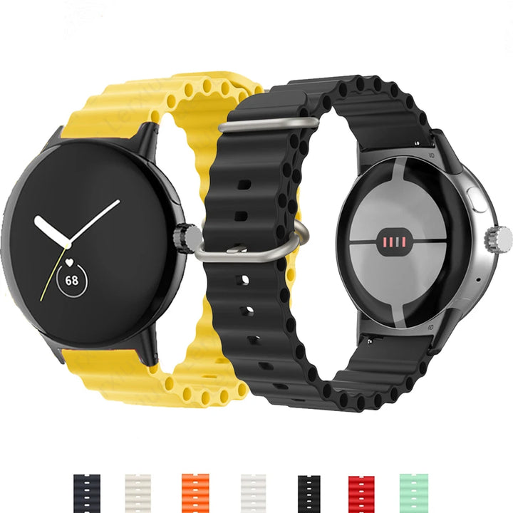 Silicone Ocean Band For Google Pixel Watch Series