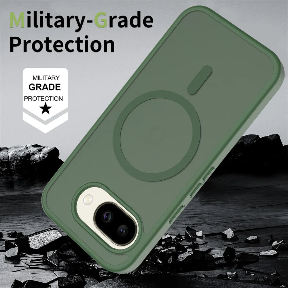 Magnetic Shockproof Matte Case For Pixel 10a