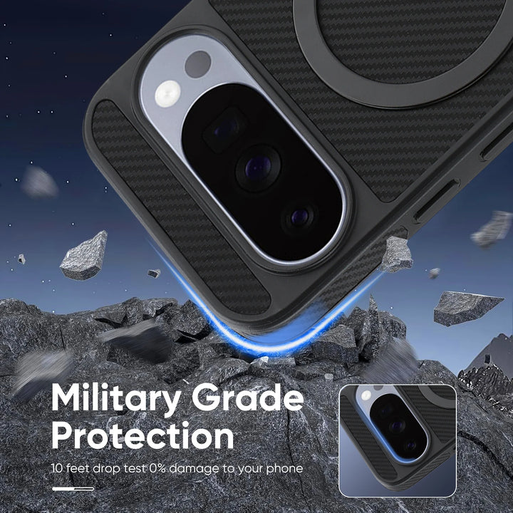 Ultra Thin Carbon Fiber Leather Case For Pixel