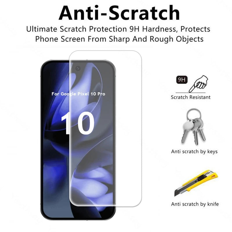 Tempered Glass Screen & Camera Lens Protector