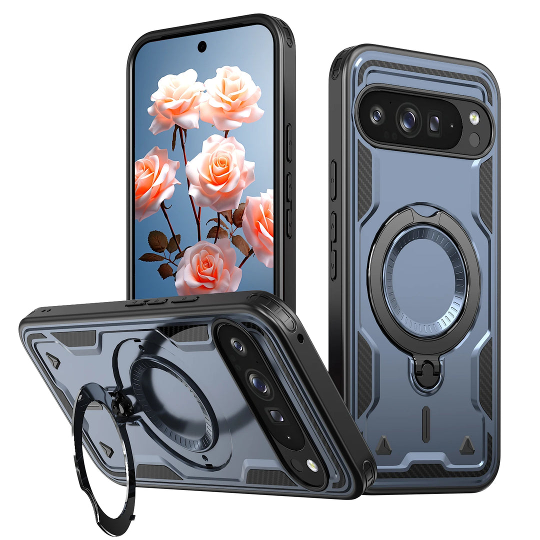 Magnetic Ring Case with 360° Grip - The Pixel Store