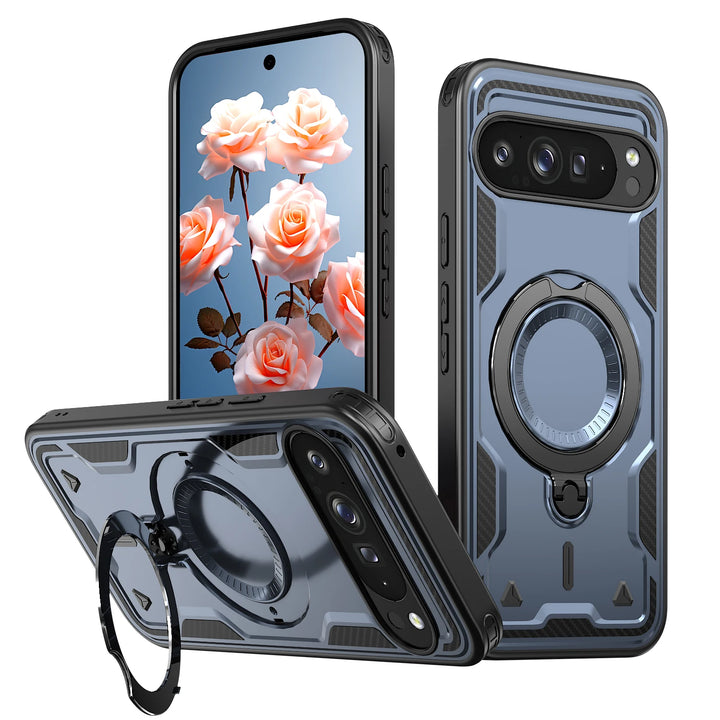 Magnetic Ring Case with 360° Grip - The Pixel Store