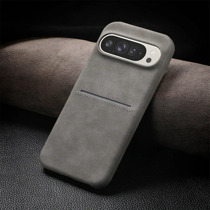 Premium Leather Card Holder Case - The Pixel Store