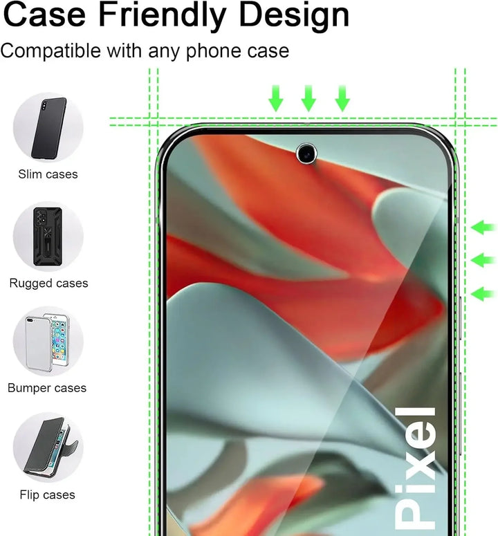 2-in-1 Tempered Glass & Lens Protector Set For Pixel 11 Series
