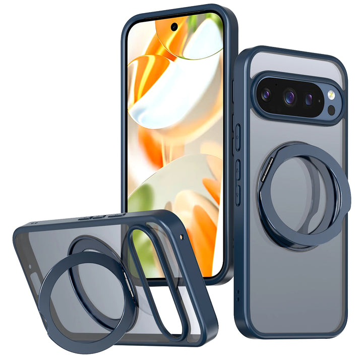 Clear Magnetic Ring Kickstand Case
