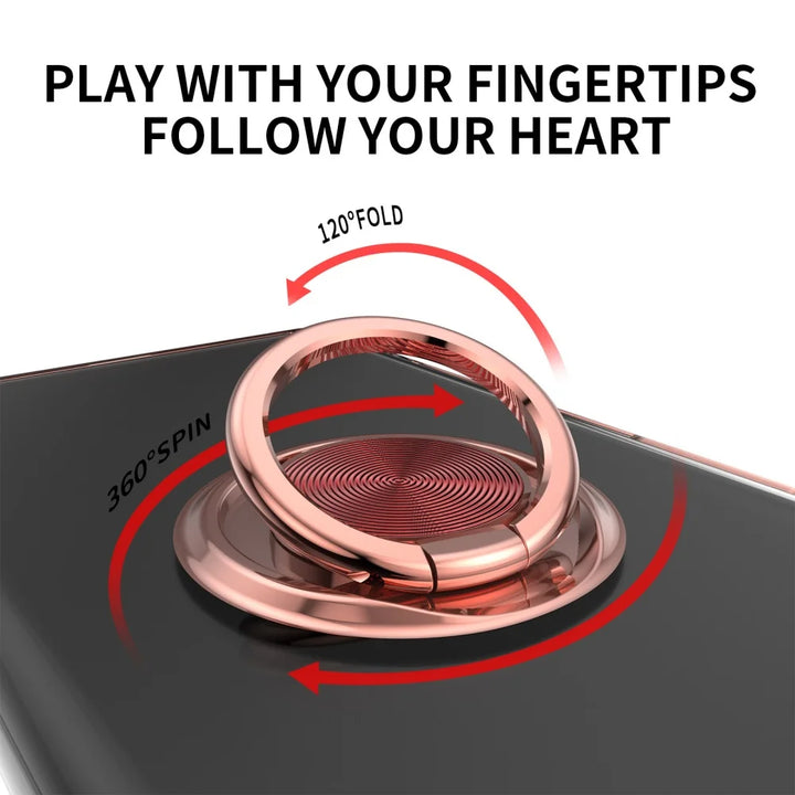 Luxury Magnetic Ring Case with Stand