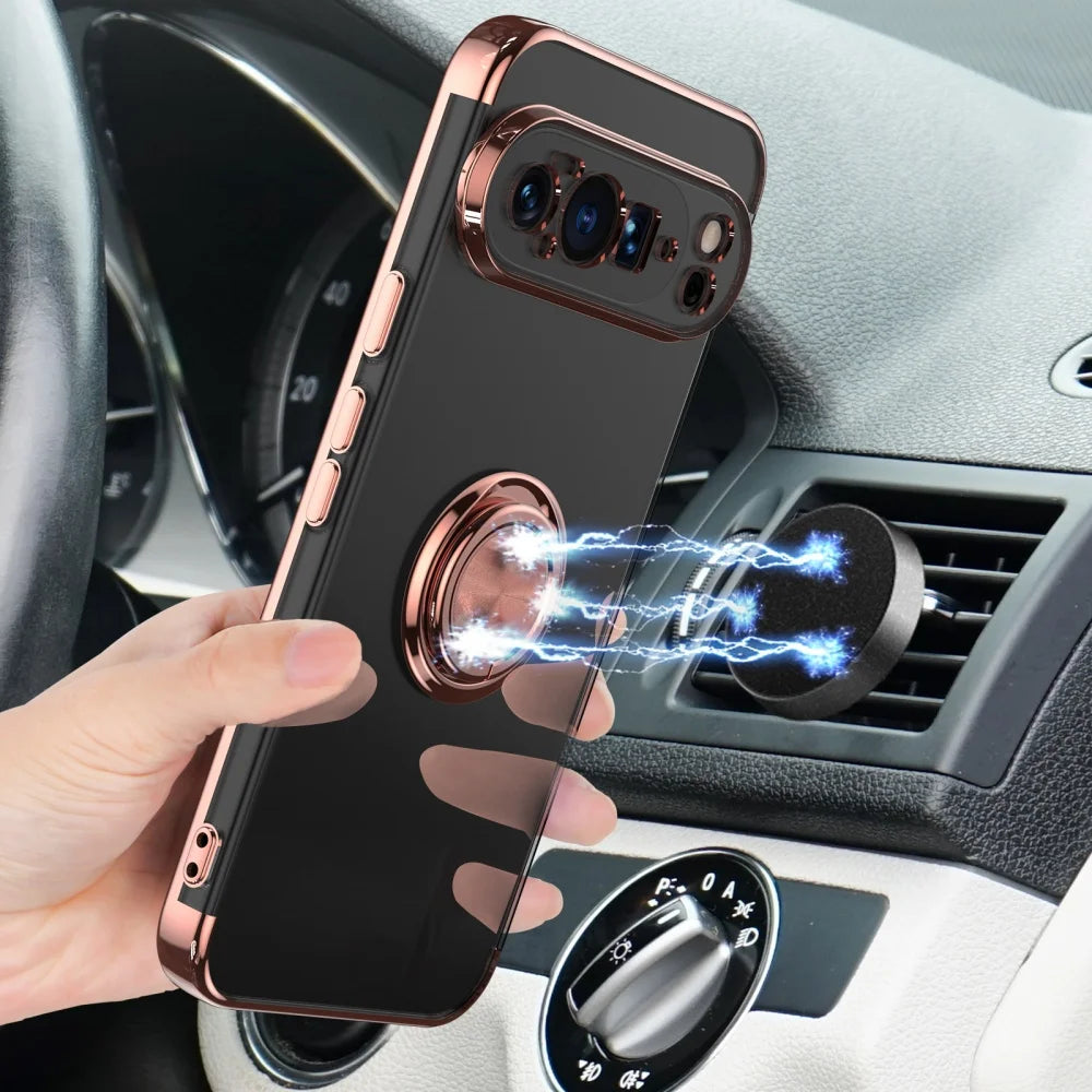 Luxury Magnetic Ring Case with Stand