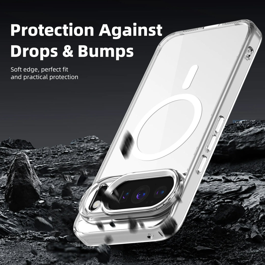 Magnetic Transparent Case For Pixel