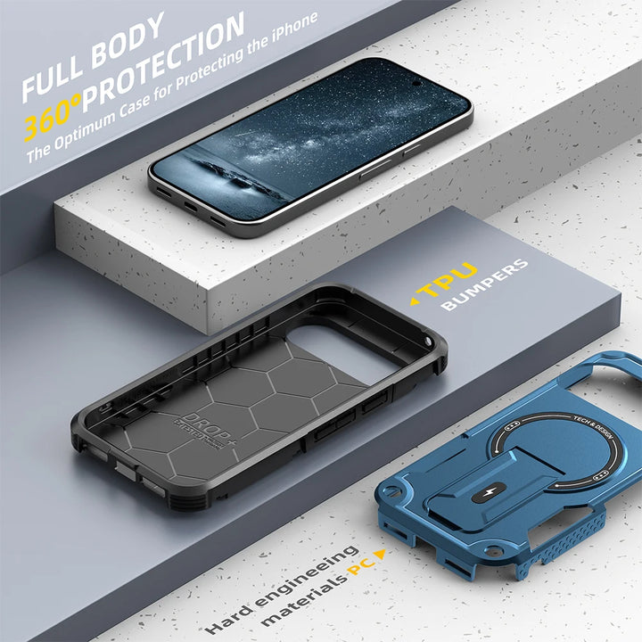 Rugged Magnetic Kickstand Case