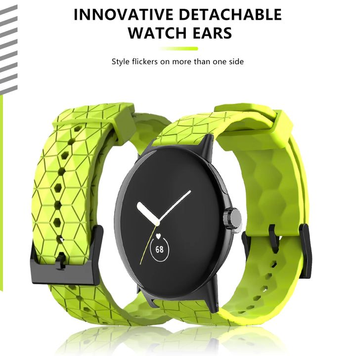 Geometric Silicone Band