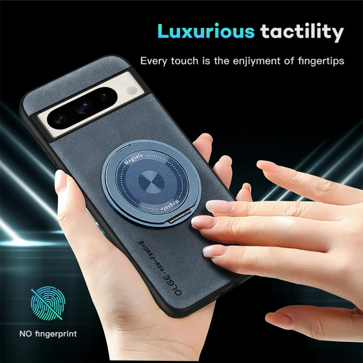 Leather Magnetic Case with Bracket