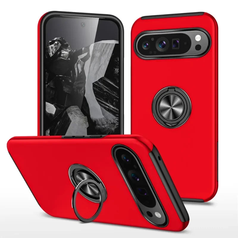 Magnetic Ring Stand Shockproof Case