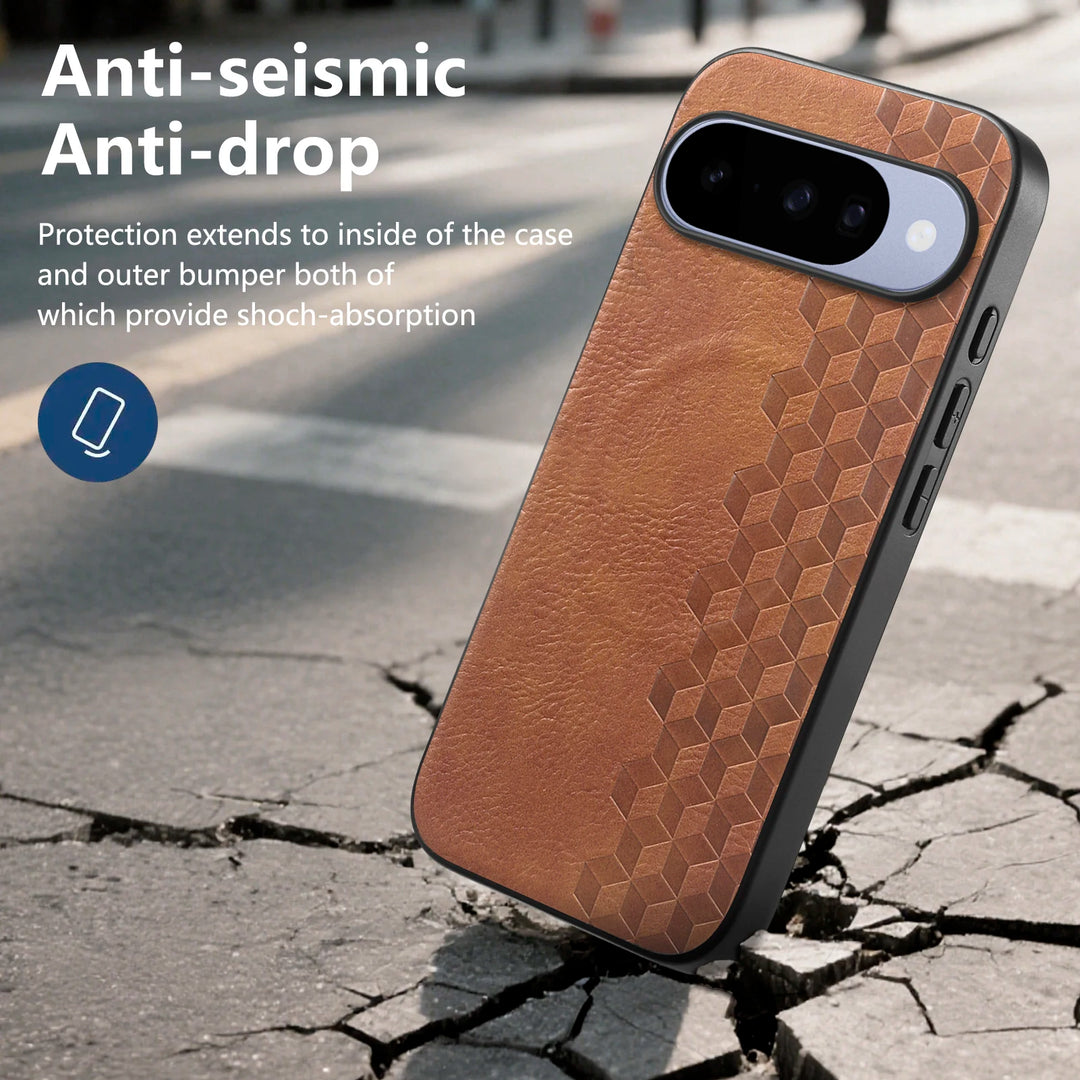 Retro Leather Magnetic Case For Pixel