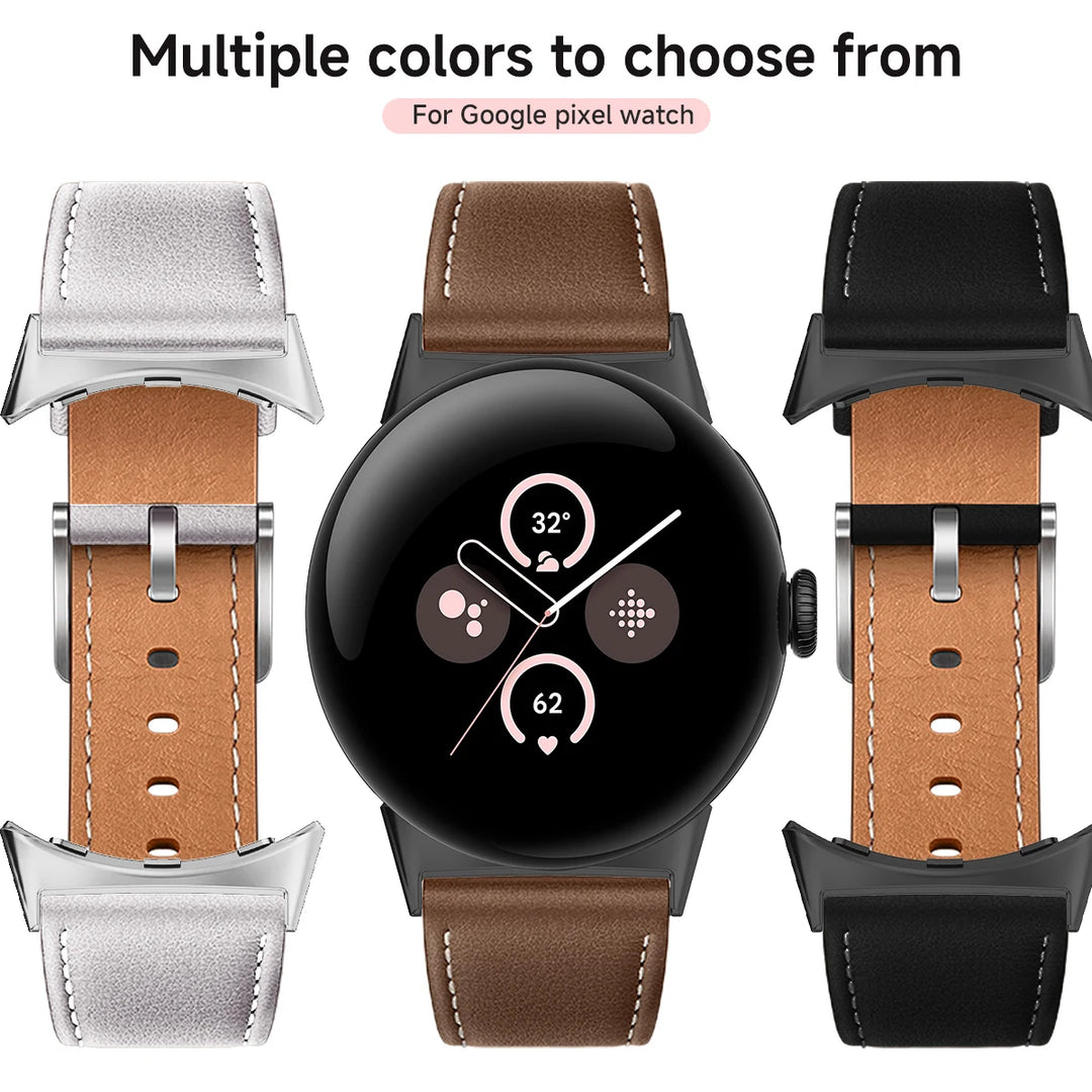 Premium Leather Band for Pixel Watch 4