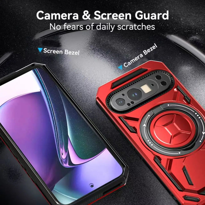 Rugged Armor Ring Case with Kickstand - The Pixel Store