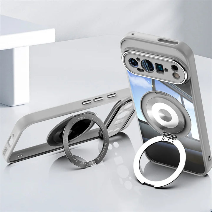 Transparent Magnetic Case & Bracket