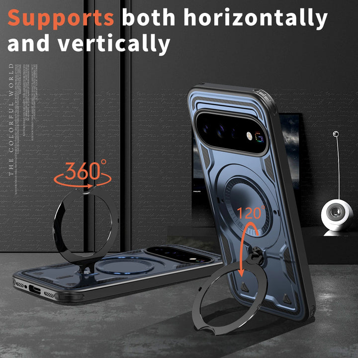 Rugged Magnetic Ring Stand Case for Pixel Series
