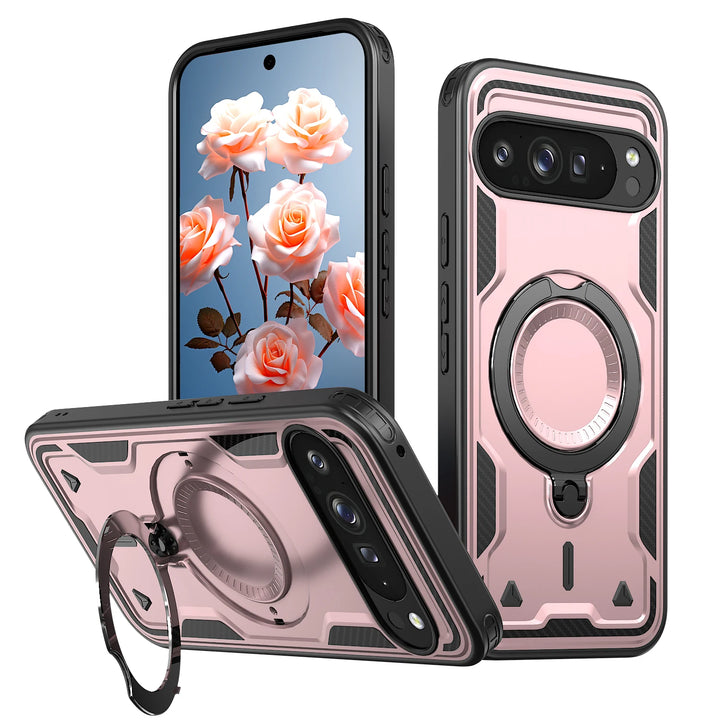 Magnetic Ring Case with 360° Grip - The Pixel Store