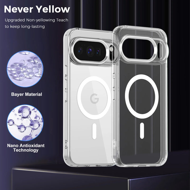 Magnetic Transparent Case For Pixel