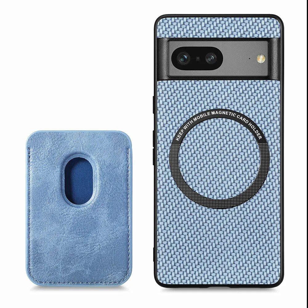 2 in 1 Leather Magnetic Case for Google Pixel 8 Series - The Pixel Store