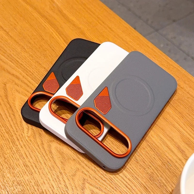 Leather Grip MagSafe Case