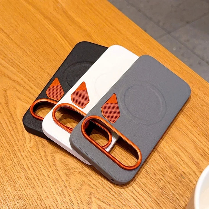 Leather Grip MagSafe Case