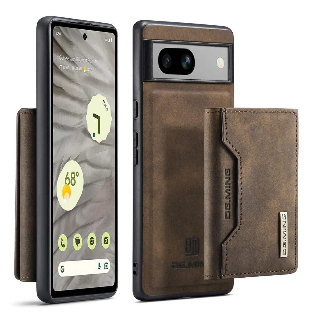 Detachable Magnetic Wallet Cards Solt Leather Case for Google Pixel 8 Series - The Pixel Store