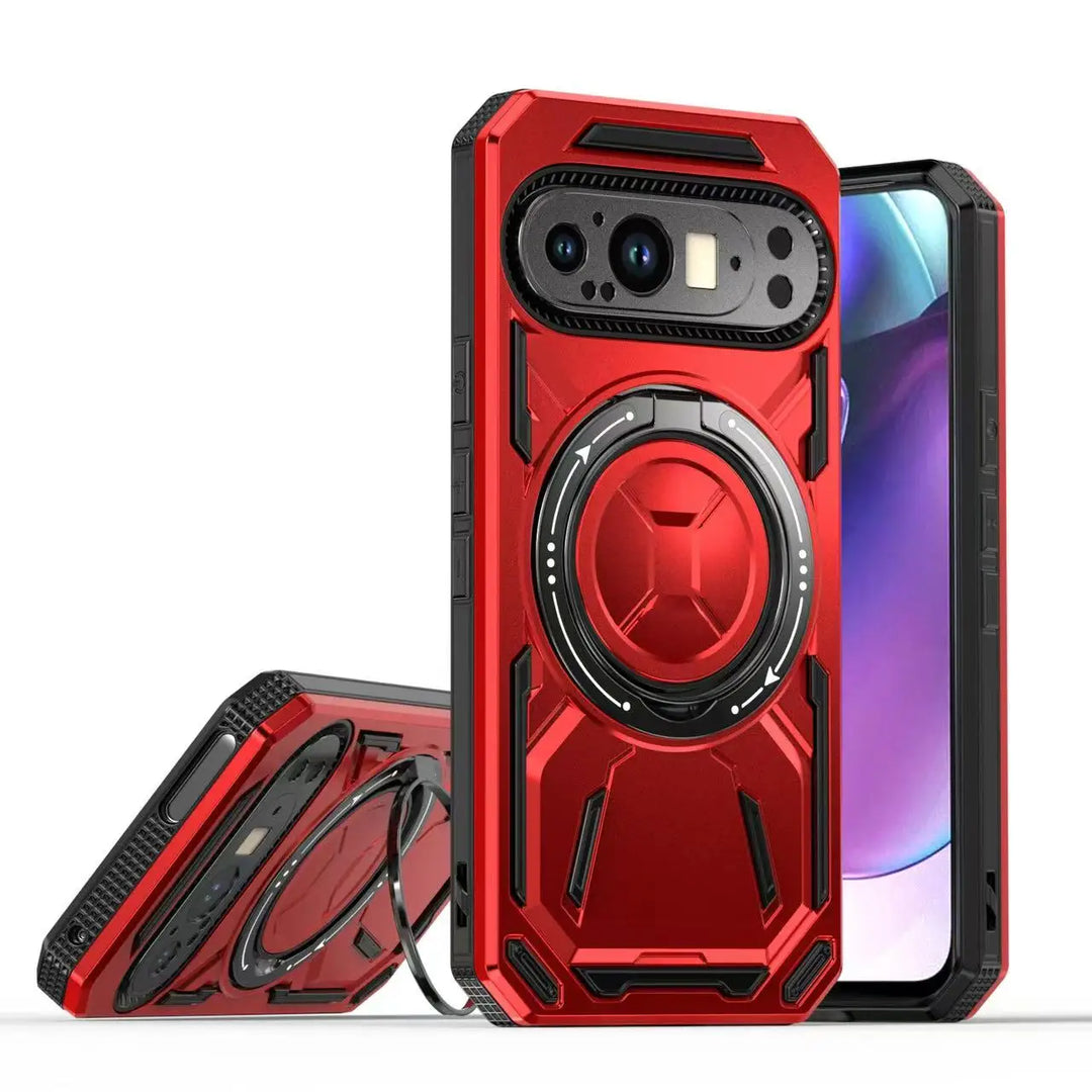 Rugged Armor Ring Case with Kickstand - The Pixel Store