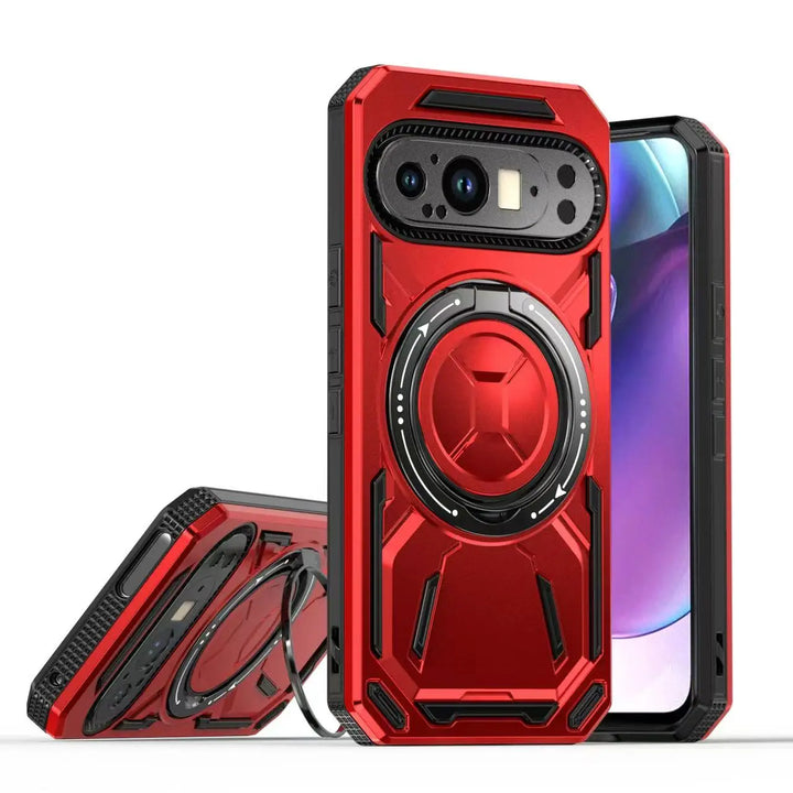 Rugged Armor Ring Case with Kickstand - The Pixel Store