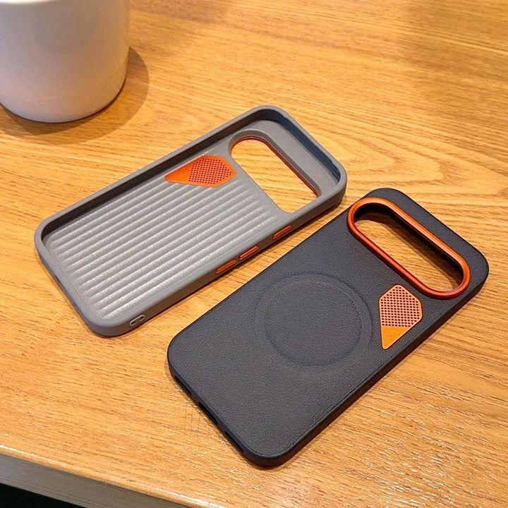 Leather Grip MagSafe Case